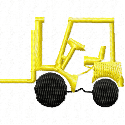 Construction Machinery Vehicles Embroidery Design 7